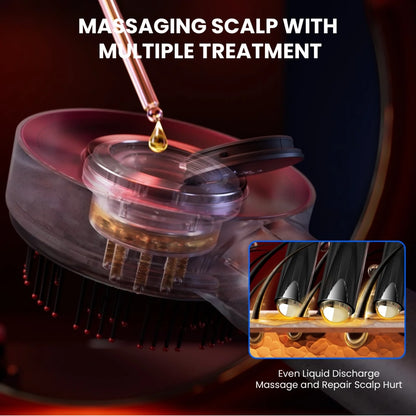 Zinvora™ Scalp3 Pro – IPX7 Electric Scalp Massager